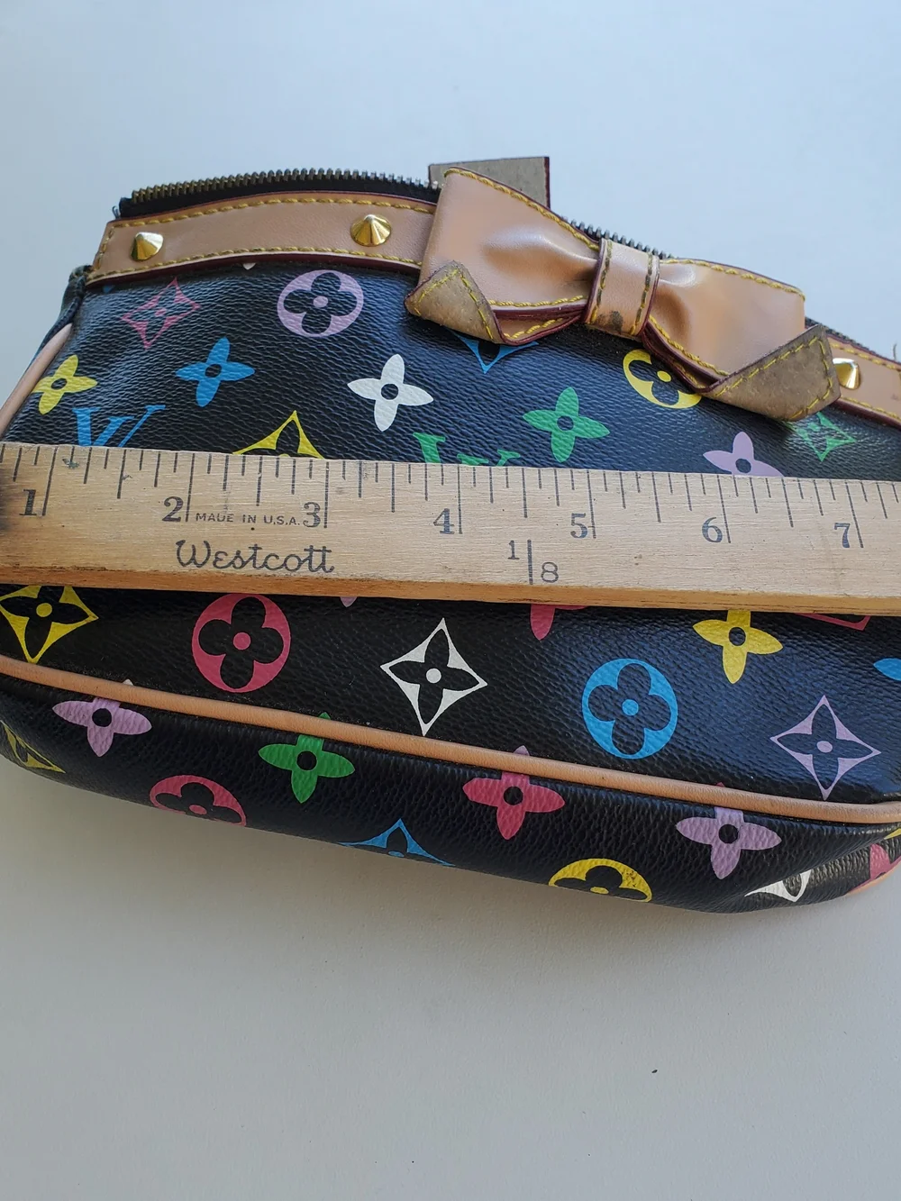Louis Vuitton Pochette Handbag Multicolor Fair Condition